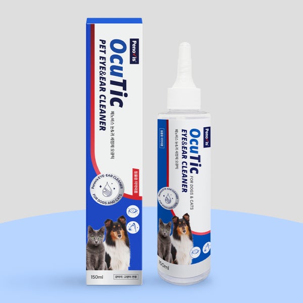 페노비스 강아지 고양이 귀세정제 눈세정제 눈곱 귀청소 귓병 이어클리너 오큐틱 150ml