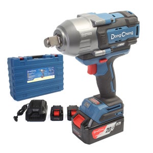 20V 고출력 충전 임팩렌치 19mm 전동드릴 하이토크 5.0Ah, 배터리 2개