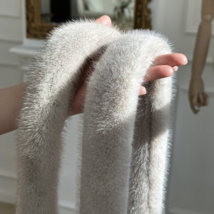 리얼촉감 밍크목도리 털 쁘띠 페이크 퍼 토끼털 인조 에코퍼 머플러 (프리미엄)