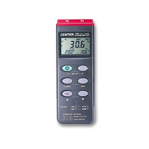 CENTER306 2CH 데이터로거 온도테스트
