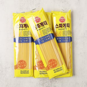오뚜기 스파게티면 파스타면 재료 업소용 튀르키예산 500g, 20개