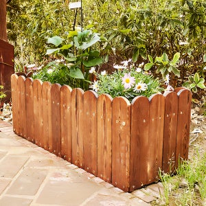 방부목 화분 대형 텃밭 화단 야외 옥상 직사각 나무 상자 80