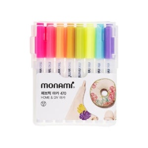 모나미 패브릭 마카 470 B세트 8색세트