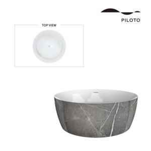 더죤테크 필로토 보노므욕조HY756 그라지오블랙 이동식욕조 아크릴욕조