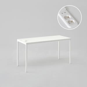 [두닷] 콰트로 에어 PD 3.0 C타입 노트북 데스크 1400x600mm, 에어화이트+에어화이트