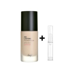 더페이스샵 잉크래스팅 파운데이션 슬림핏 EX 30ml & 휴대용 공병