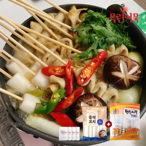 목련어묵 캠핑어묵탕 물떡꼬치 사각꼬치[4~5인분] 부산오뎅 전골 스프 밀키트