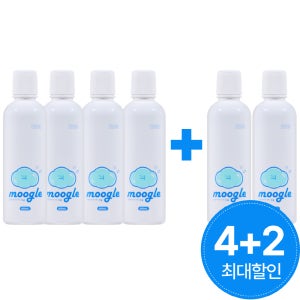 [4+2] 무글가글 무알콜 프로폴리스 가글 구강청결제 휴대용 입냄새제거 600mlx6개