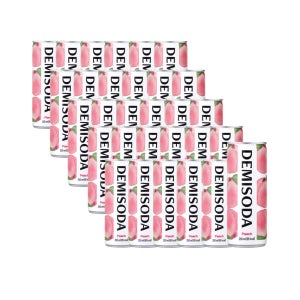 동아오츠카 데미소다 복숭아 피치 250ml 30개입 1박스 청량 과즙 저탄산 음료