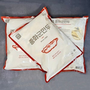 엄지 맛있는 중화군만두 업소용 중국집 튀김 냉동만두 고기, 1.4kg, 6개