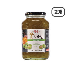 꽃샘 꿀매실차 골드 1kg 2개