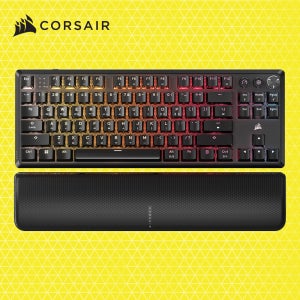 커세어 K70 RGB CORE TKL 텐키리스 무선 게이밍 기계식 키보드 저소음 은축