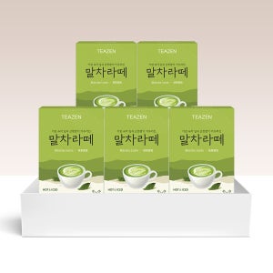 티젠 말차라떼 14.5g 7개입, 5개