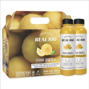 리얼 100 구아바 과일주스(냉동) 180ml X 8병