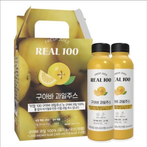 리얼 100 구아바 과일주스(냉동) 300ml X 4병