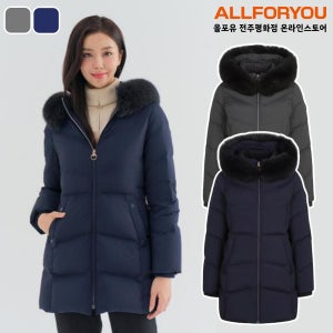 올포유 여성패딩 경량패딩 후드집업 다운 자켓 점퍼