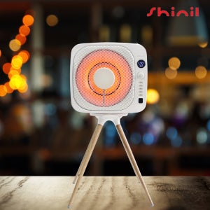 신일전기히터 에코팬큐브히터 하이라이트 600W 캠핑 전기난로