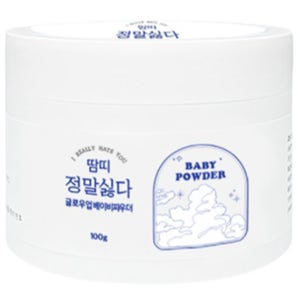 성인 땀띠 파우더 베이비 애기 사타구니 파우더 분 100g 2개