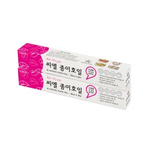 씨엘 에어프라이어 종이호일 30cmx20m, 2개