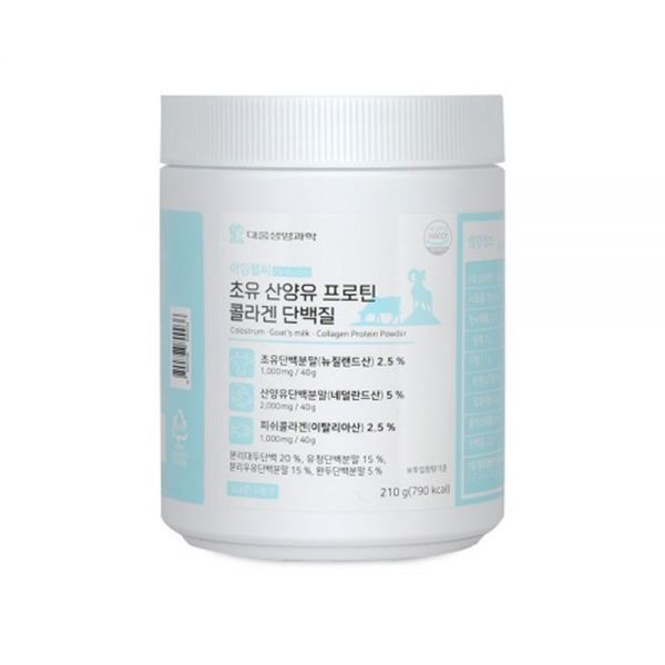 대웅 초유 산양유 <b>프로틴</b> 콜라겐 <b>단백질</b> 210g 유산균 비타민 함유 <b>대웅제약</b>