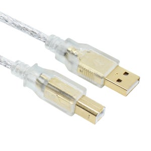 프린터 케이블 USB 2.0 프린트 선 AM BM 연결선 B타입 1.8m, 1개