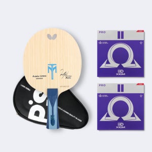 버터플라이 탁구라켓 티모볼ALC + 오메가 2 프로 FL(부채형) 러버조합