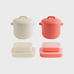 쿡셀 저당밥솥 1+1 전기밥솥 대신 전자레인지 제퍼볼 쿠커 미니 저혈당 밥 용기 찜기