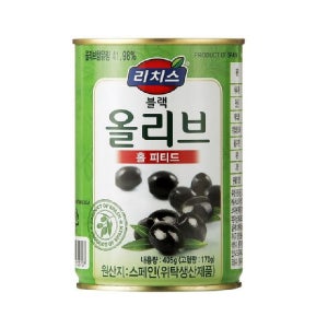 동서 리치스 블랙올리브 홀피티드 405g