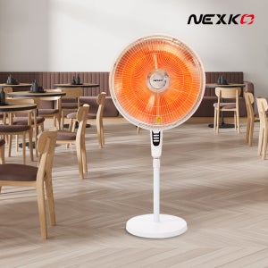 [26년형] 넥스코 선풍기형 히터 전기난로 대형 난방기 사무실 업소용 열선풍기 61cm