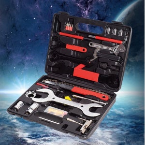 44피스 수리 도구 세트 자전거 수리 도구 상자 렌치 소켓 자전거 수리 도구 키트