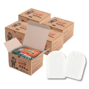 마이핫 보온대 50매 붙이는 발핫팩 1매 세트 군용 대용량 군대 군인