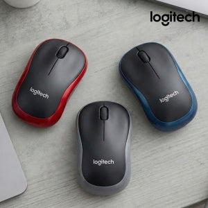 [국내정품] 로지텍코리아 M185 무선 마우스 좌우대칭형 디자인으로 왼손잡이도 사용가능