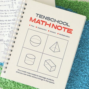 인디고 텐스쿨 가볍고 두꺼운 수학 연습장 중학생 고등학생 레드 무지 스프링 오답 과학 필기노트