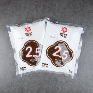 CJ 제일제당 백설 발효조미료 2.5% 바이오핵산 업소용 조미료 MSG 1kg, 20개