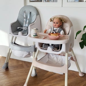 [톨스토이] 폴딩 허그하이체어 접이식 유아 아기 식탁의자 이유식의자