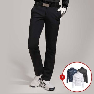 [2종 세트] 아디다스 간절기 남성 골프바지+ 아디다스 코어 프린트 쿼터 집업 티셔츠