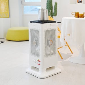 쿠오레 오방난로 가정용 전기히터 사무실 거실 전기스토브 난방기 하이라이트 CH-5D30