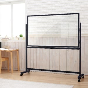 이동형 투명 유리칠판 강화유리 스탠드 화이트보드 바퀴 글라스보드 회의실 인테리어칠판