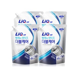리큐 빨래와 세탁조 더블케어 세탁세제 일반용 2.1L x 4개