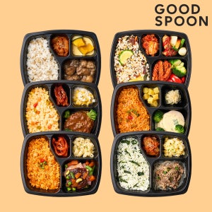 굿스푼 맛있는 밥/반찬 [시즌2] 6종 12팩 양많은 고기 식단 스테이크 불고기 식사대용 도시락