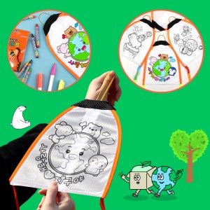 지구의 날 환경보호 지구사랑 고무줄 연 날리기 만들기 DIY 채색놀이 꾸미기공예