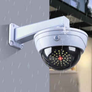 모형 CCTV 가짜 카메라 모조 태양광 감시 방범등 태양열 돔형 설치