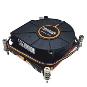 75MM LGA1700 구리동판 CPU쿨러 1U 서버용 110W냉각팬
