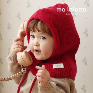 마롤 아기 바라클라바 니트 모자 겨울 방한 크리스마스