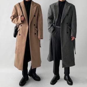 남자더블코트 남자로브코트