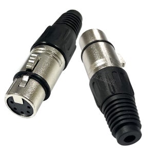 5P 캐논잭 XLR 5핀 암 마이크 케이블 DIY 커넥터