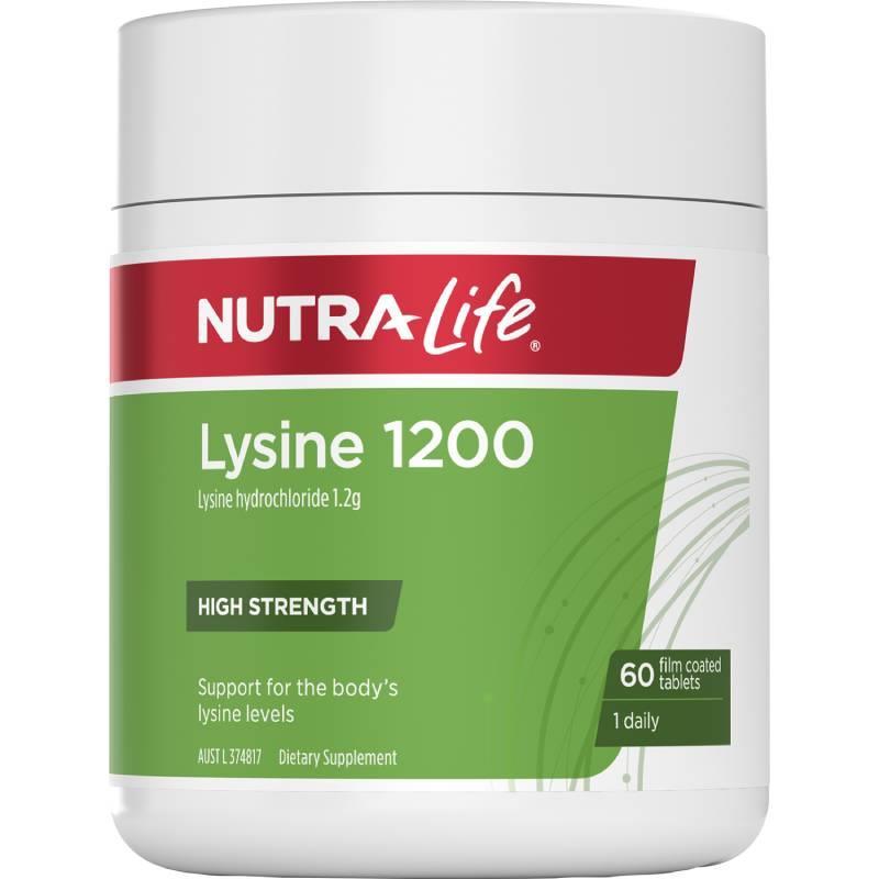 네이처라이프 리신 1200mg 1개 60정 Natralife lysine