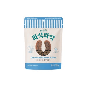 올리브 콰삭콰삭 까망베르치즈+올리브, 120g, 1개