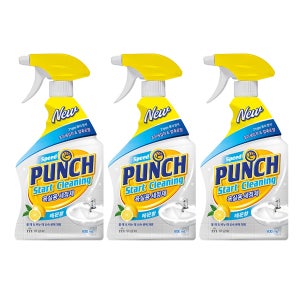 무궁화 스피드 펀치 욕실용 세정제 800ml 3개 레몬향