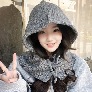 후드 넥워머 니트 기모 모자 방한 겨울 목토시 등산 스키 여성 바라클라바